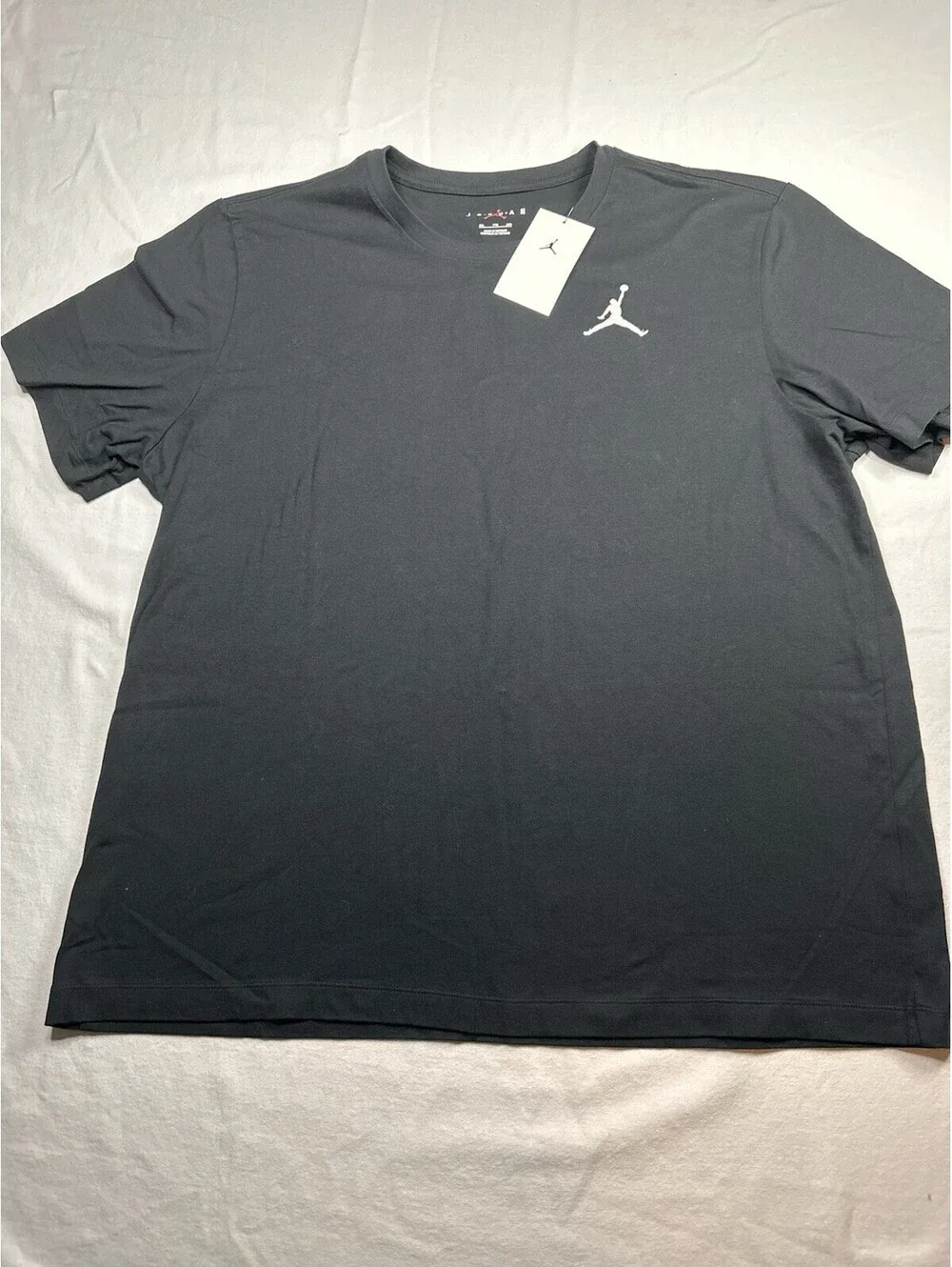 Jordan Shirt Mens Black White Embroidered Jumpman Logo Nike XXL